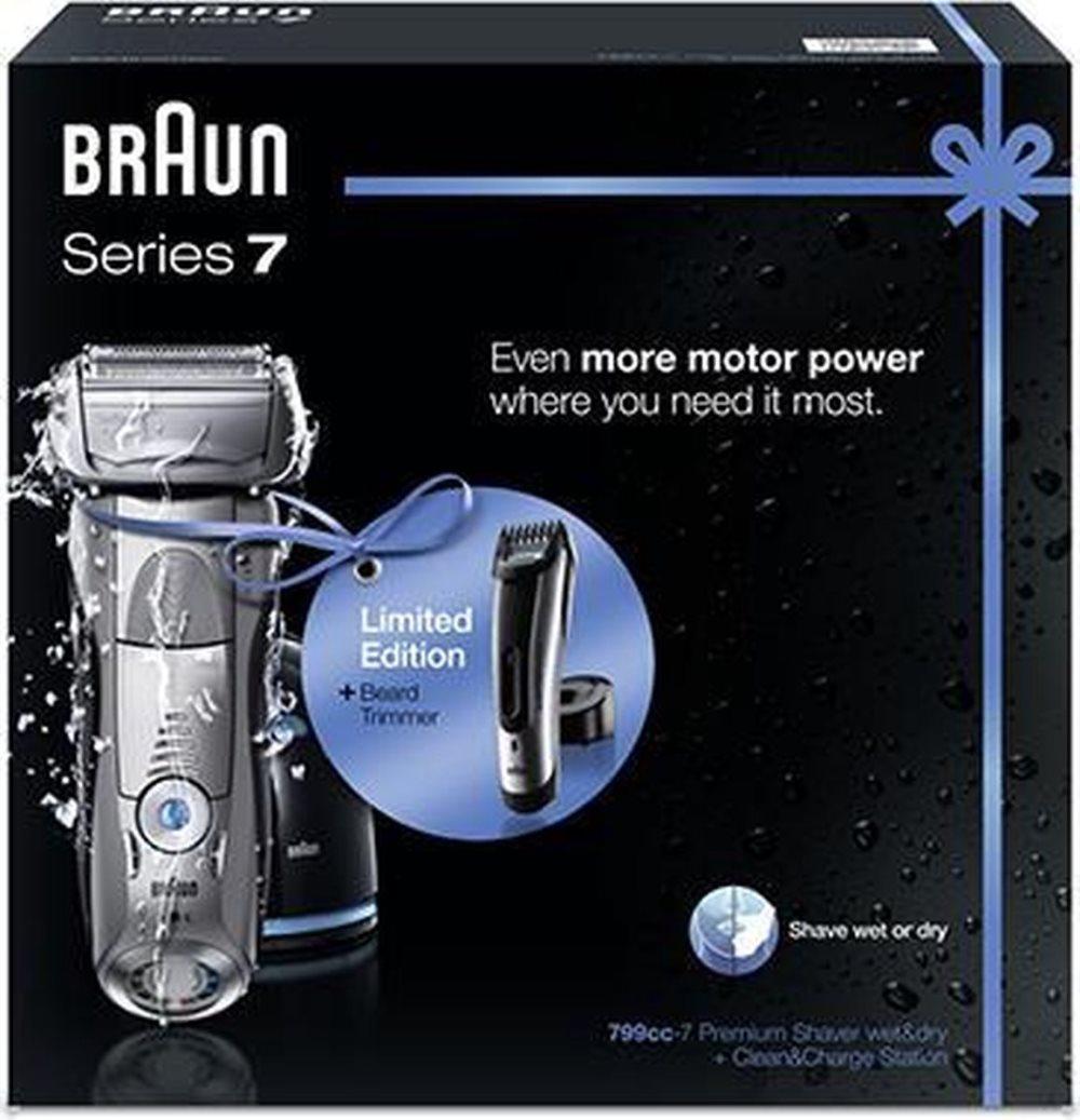 Braun Series 7 799cc7 Wet & Dry med Clean&Charge Station + BT7050