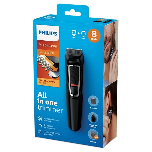 Philips Rakapparat Mg3730 Multigroom Series 3000 Svart