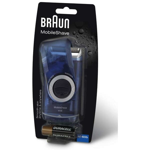 Braun Pocket Shaver 60 Serie M Blå