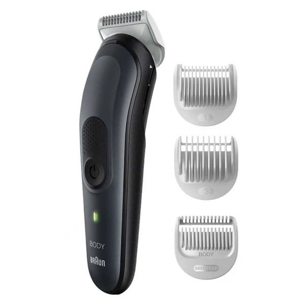 Braun Vartalon Trimmeri Bg3340 Hopeinen