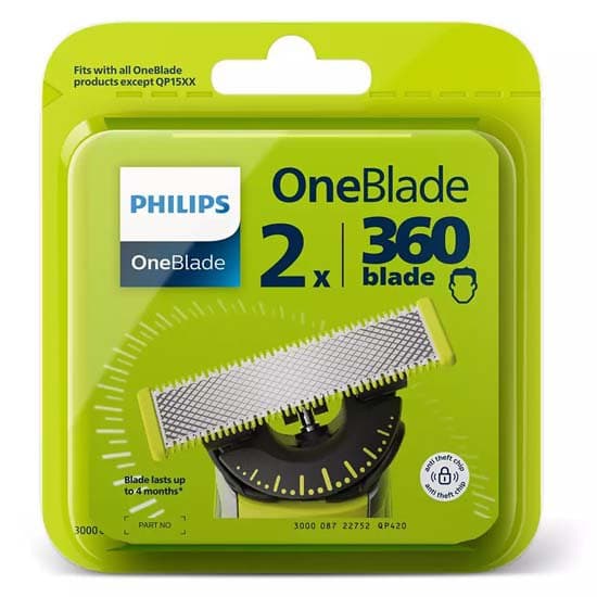 Philips Oneblade 360 2 Yksiköitä Terä
