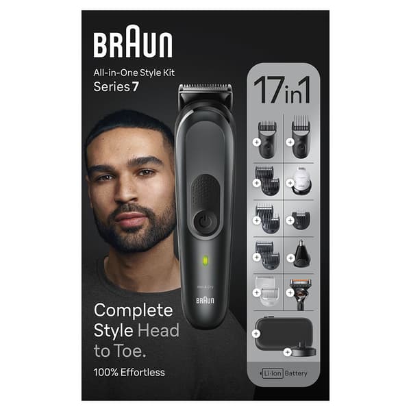 Braun Styler Mgk7491 Barbermaskine Sort