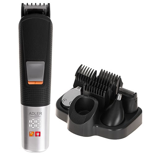 AD 2943 Trimmer - 5 i 1 plejesæt med LED-skærm og opladningsbase