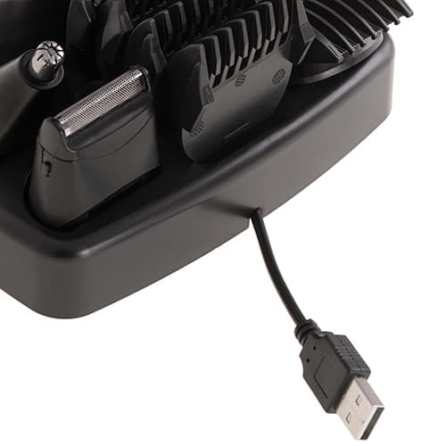 AD 2943 Trimmer - 5 i 1 plejesæt med LED-skærm og opladningsbase