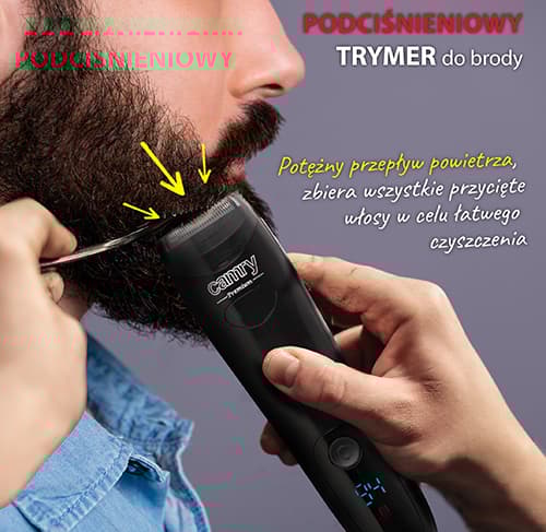 CR 2833 Vakuum skægtrimmer