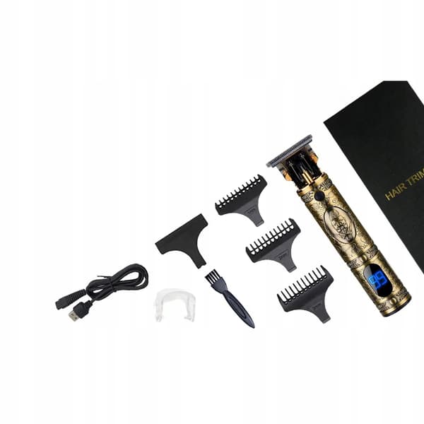 Barberset Resuxi trimmer "Gold Master" och tillbehör + Sensorimotorisk kudde med pump