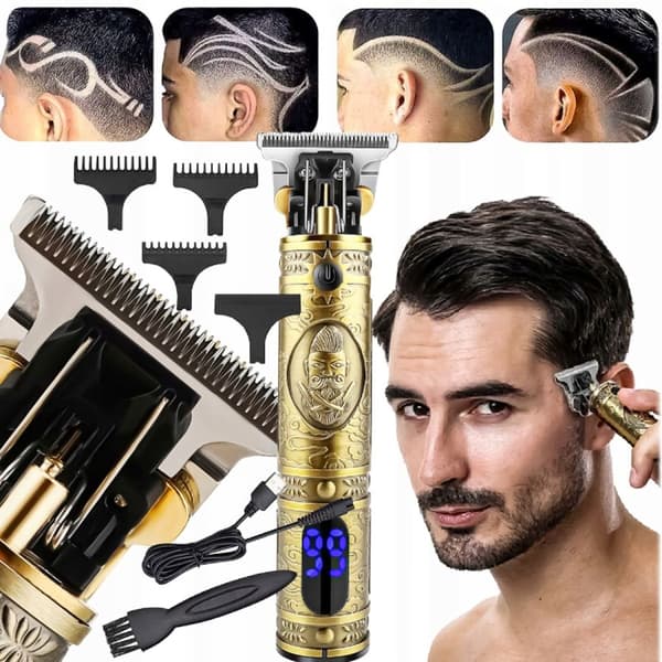 SKÆGTRIMMER 4-I-1 BARBERINGSMASKINER - Perfekt til styling
