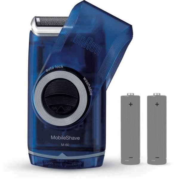 Braunin kannettava parranajokone M60b PocketGo MobileShave