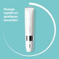 Miniatyrbild 5 av 6: Braun Body Mini BS1000 Elektrisk Bodytrimmer för Män och Damer - Våt och Torr - Multifunktionell - Vit