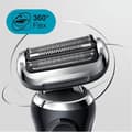 Miniatyrbillede 2 af 6: Elektrisk barbermaskine med præcisionsklipper Braun Series 7 71 -N7200cc - SmartCare Center, Sort