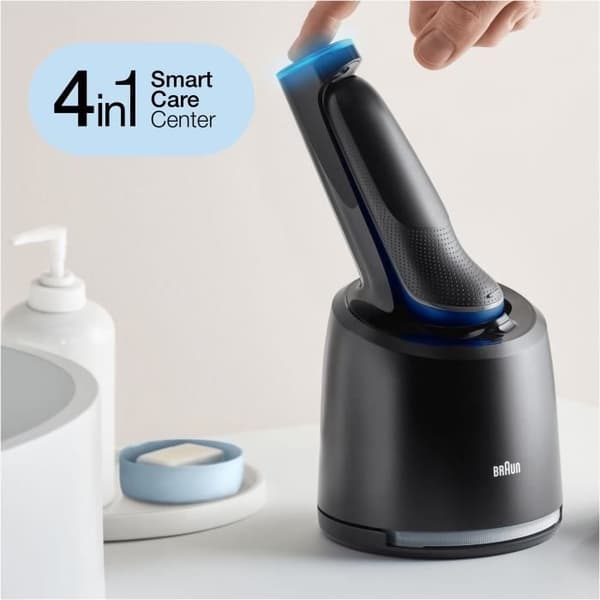 BRAUN Series 6 61-B7200cc elektrisk barbermaskine - SensoFlex drejeligt hoved og SensoFoil-blade - Blå