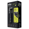 Miniatyrbillede 5 af 6: Braun Series 3.301S Sort Trådløs Barbermaskine