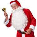 Miniatyrbild 2 av 6: Santa Claus peruk och skägg - vit