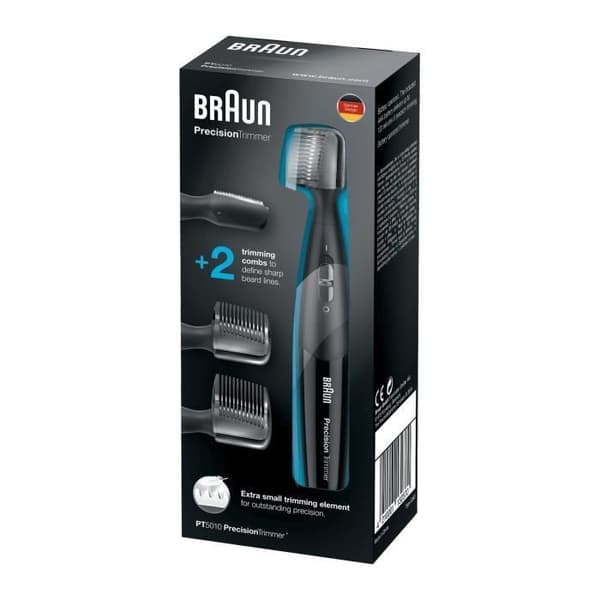 BRAUN - Precision trimmer PT5010 - Uppladdningsbar - Autonomi 120 min - Svart