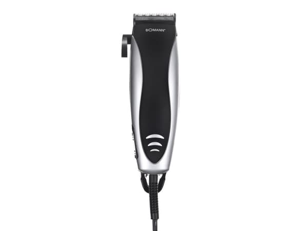 Bomann HSM8006CB, Svart, Silver, 3 mm, 1,2 cm, Rostfritt stål, 10 W, 230 - 240 V