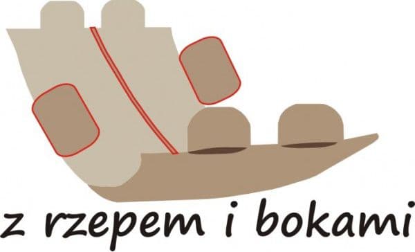 Hobbydog 160 Biltrekk med borrelås og sider Svart