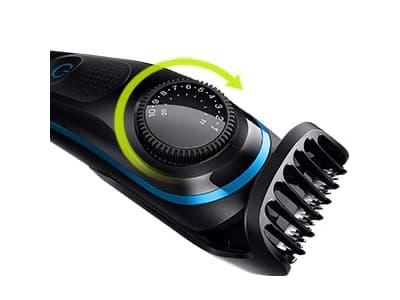 Braun BeardTrimmer 81705178, Pestävä, Akku, Musta, Sininen