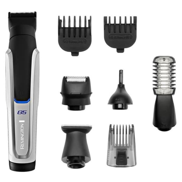 REMINGTON PG5000 vattentät multifunktionell trimmer Graphite Series G5, hår, skägg, kropp, självslipande blad, kromfinish