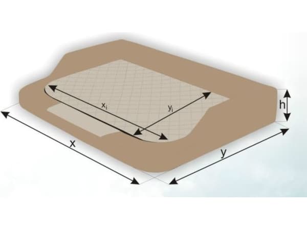 Hobbydog Medico Lux seng - Sort med grafitt XXL madrass