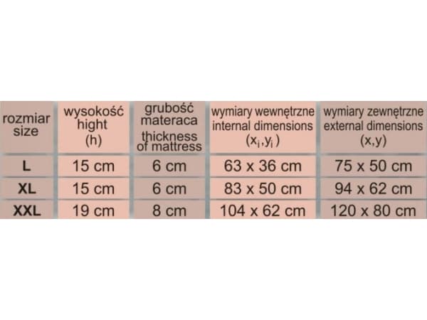 Hobbydog Medico Lux seng - Sort med grafitt XXL madrass