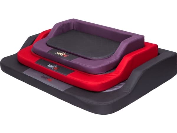 Hobbydog Medico Standard seng - Grafitt med sort XXL madrass