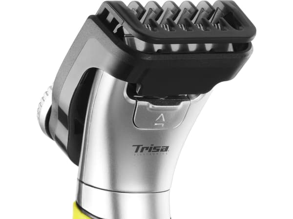 Trisa Vario Blade 2in1, Svart, Grønn, Metallisk, 0,5 mm, 1 cm, Batteri, 60 min, Innebygd batteri