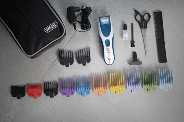 Wahl 09649-016, Sininen, Hopea, 1 mm, 2,5 cm, 4 cm, AC/Akku, 60 min