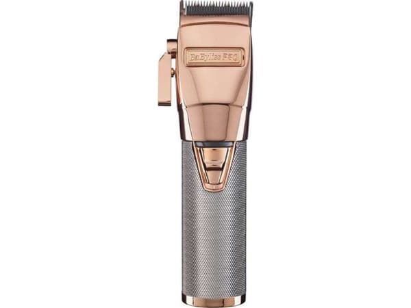 Skäggtrimmer BABYLISS PRO hår- och skäggtrimmer FX8700RGE Sladdlös eller med sladd, 8 längdsteg, rosa/guld