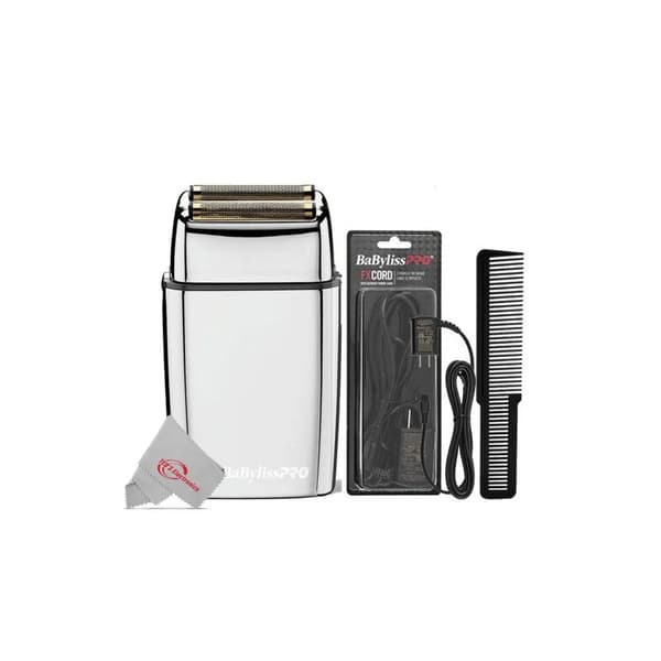 BaBylissPRO BabylissPro Double Foil Metal Shaver Silver - Trimmer
