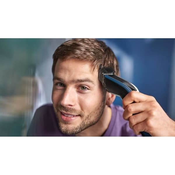 PHILIPS hår- och skäggtrimmer serie 5000 HC5612/15, 3 kammar (2 hår + 1 skägg), DualCut-teknik