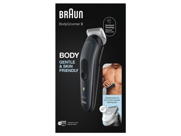 Braun trimmeri BG3350 Musta-harmaa