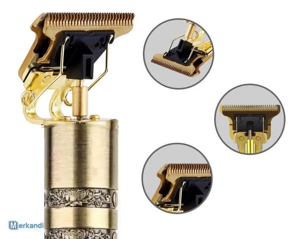 BEKVÄM SKÄGG- OCH HÅRTRIMMER VINTAGE T9 Guld
