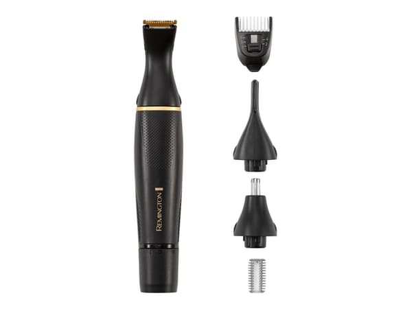 Remington T-Series NE7000 - Detaljestusser - trådløs - svart/gull