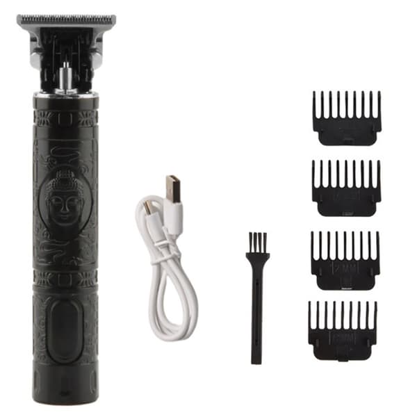 Effektfull Genomtänkt Buddha Rakapparat / Trimmer Svart
