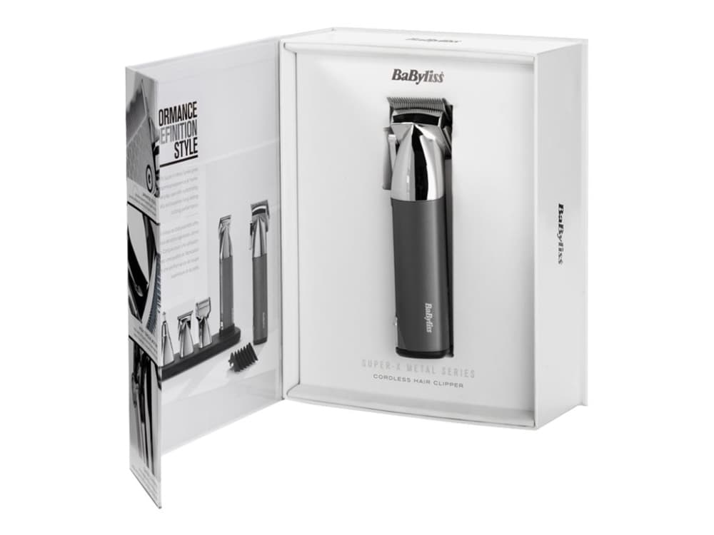 BaByliss E996E, Antracit, Rostfritt stål