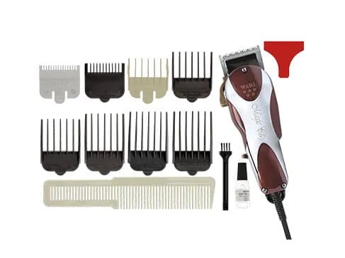 Wahl Profi Haarschneider Magic Clip, Röd, Rostfritt stål, 0,8 mm, 2,5 mm, 4 cm, AC, 230 V