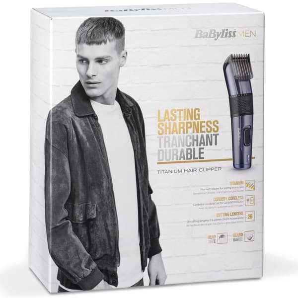 Babyliss Hårklippare Tiotanium E976E