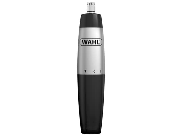 Wahl 5642-135, svart, silver, näsa, rostfritt stål, AA