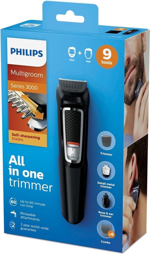 Philips 3000 series MG3740/15 - Trimmerisarja - 9 lisäosaa