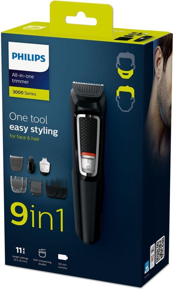 Philips 3000 series MG3740/15 - Trimmerisarja - 9 lisäosaa