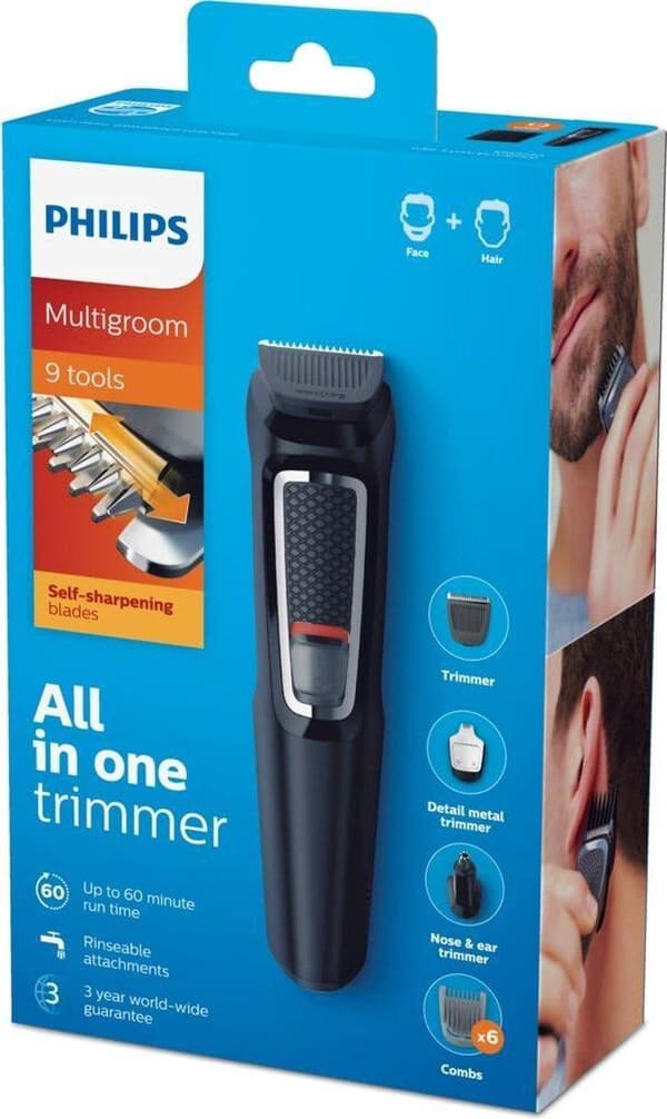 Philips 3000 series MG3740/15 - Trimmerisarja - 9 lisäosaa