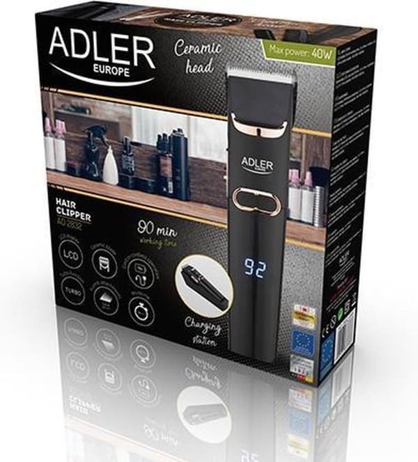 Adler AD 2832 hårklippare Svart