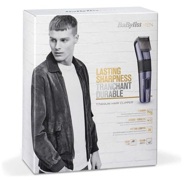 Babyliss E976E Titanium Clipper Harmaa