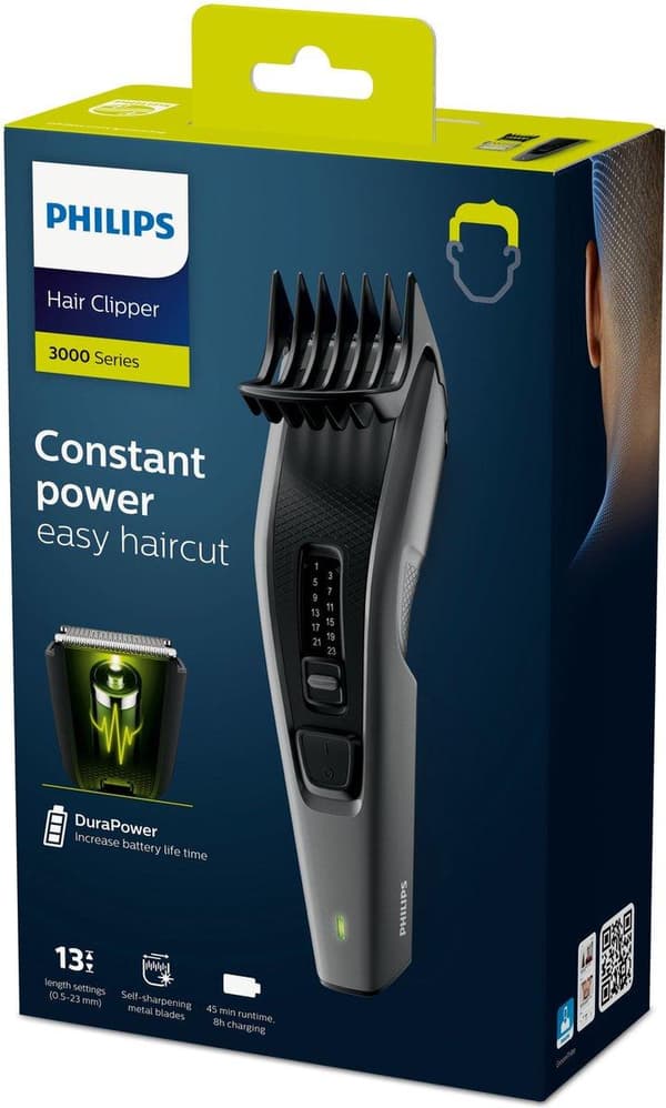 Philips HAIRCLIPPER Series 3000 HC3525/15 Självslipande metallblad Hårklippare