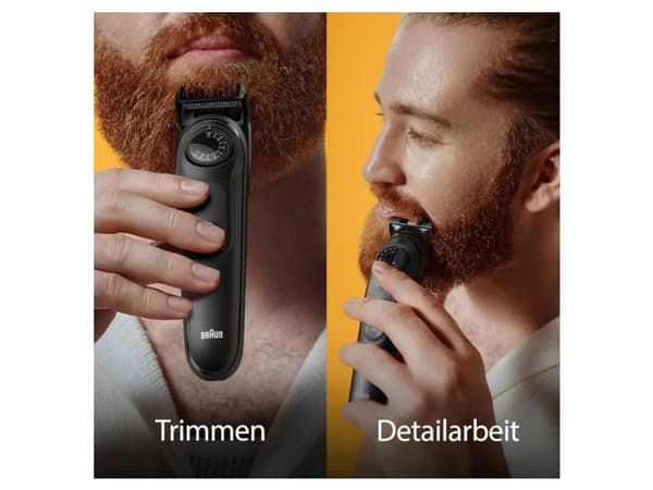 Braun BeardTrimmer 5 BT5420, Pestävä, Akku, Musta