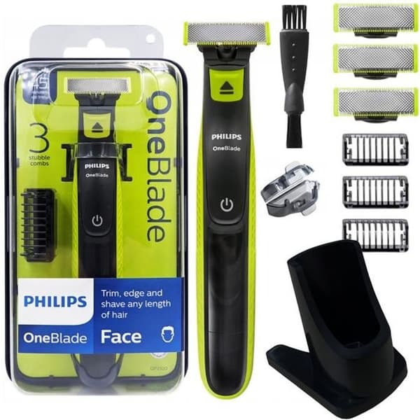Philips Oneblade QP2620/20 kroppsskäggrakapparat + 2x blad + stativ