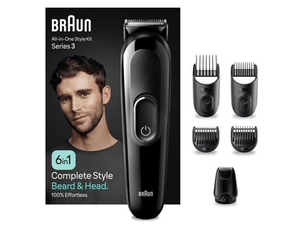 Braun MGK3410, Lajittele, 1 mm, 2,1 cm, universaali, paristo, 50 min.