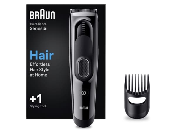 Braun HairClipper Series 5 HC5310 hårklipper sort