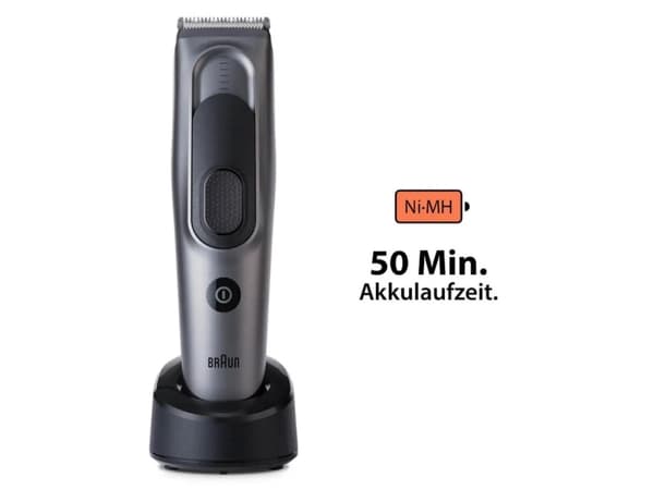 Braun MGK3440, Sort, Grå, 1 mm, 2,1 cm, Batteri, 80 min, Innebygd batteri