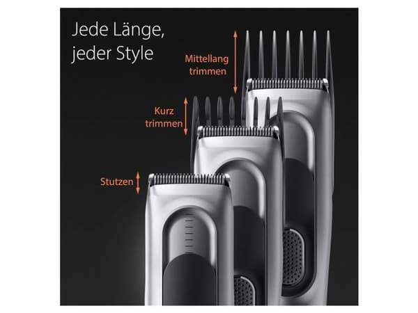 Braun MGK3440, Sort, Grå, 1 mm, 2,1 cm, Batteri, 80 min, Innebygd batteri